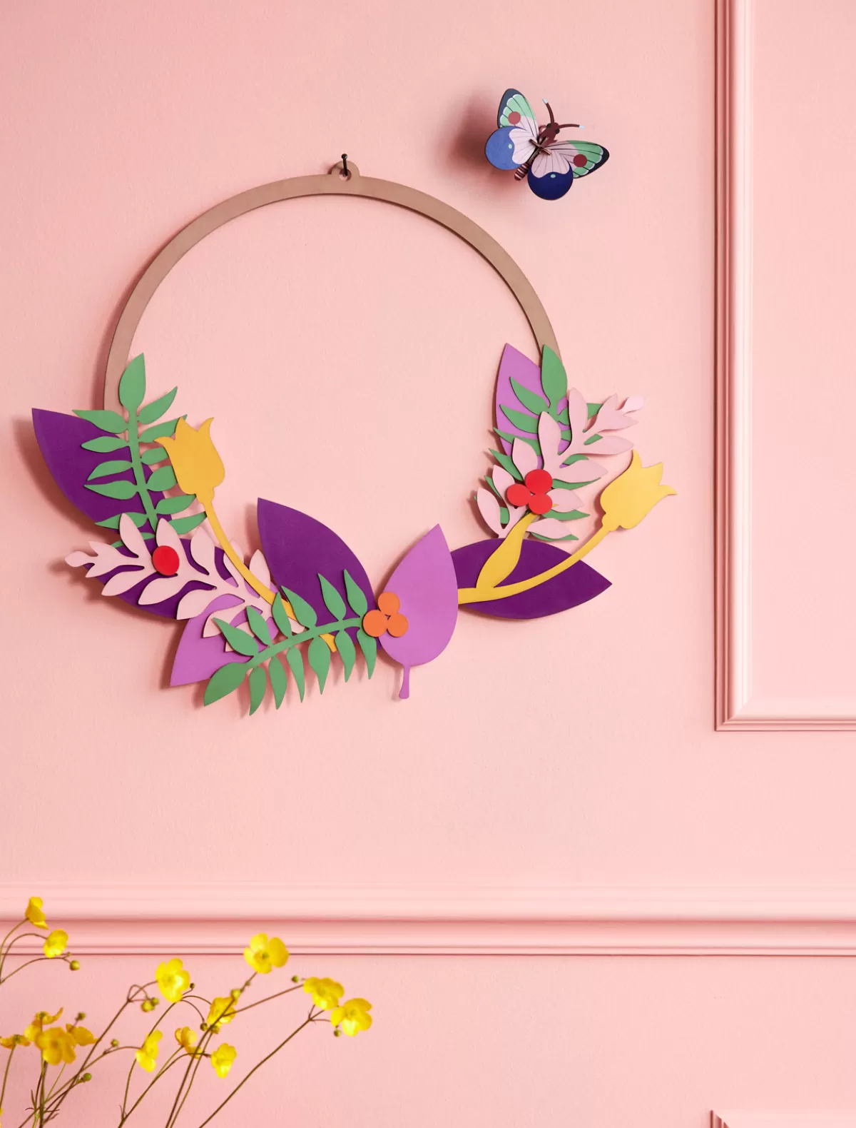 Studio ROOF Butterflies | Paper Wreaths-Blossom Wreath