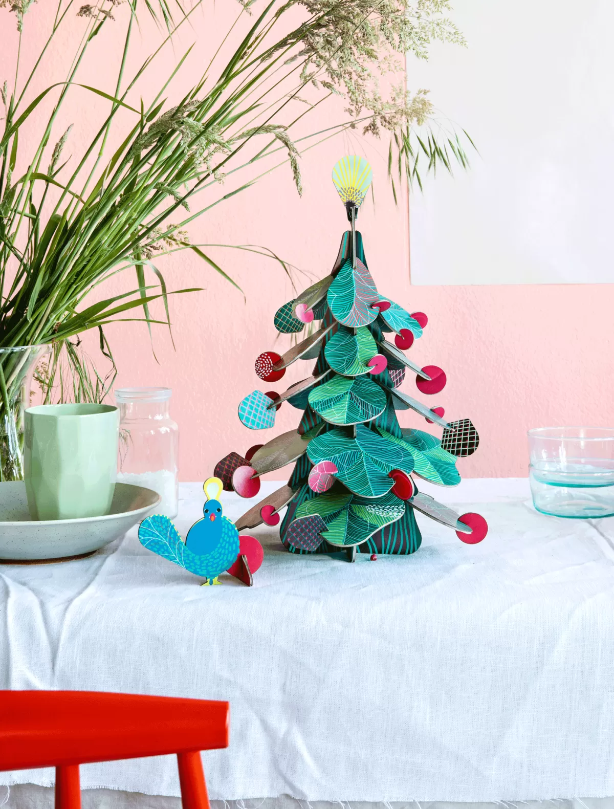 Studio ROOF Christmas | Seasonal-Christmas Tree, peacock