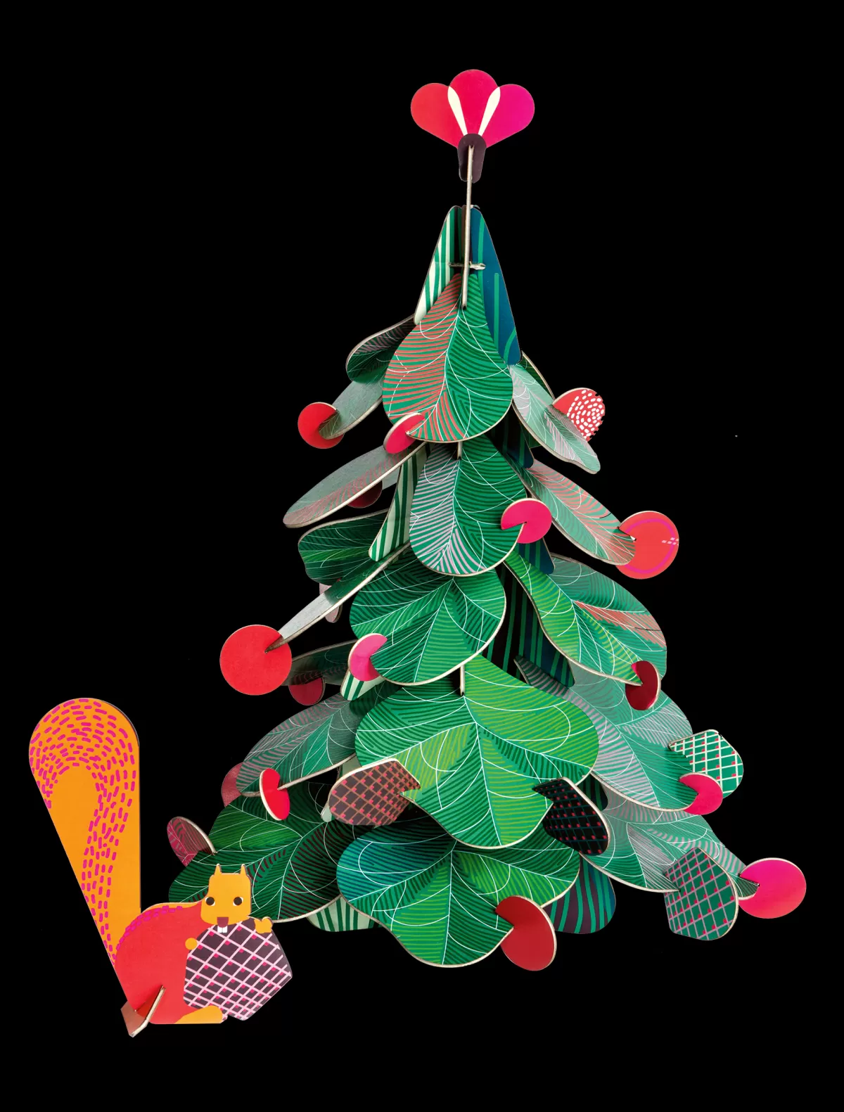 Studio ROOF Christmas | Seasonal-Christmas Tree, squirrel