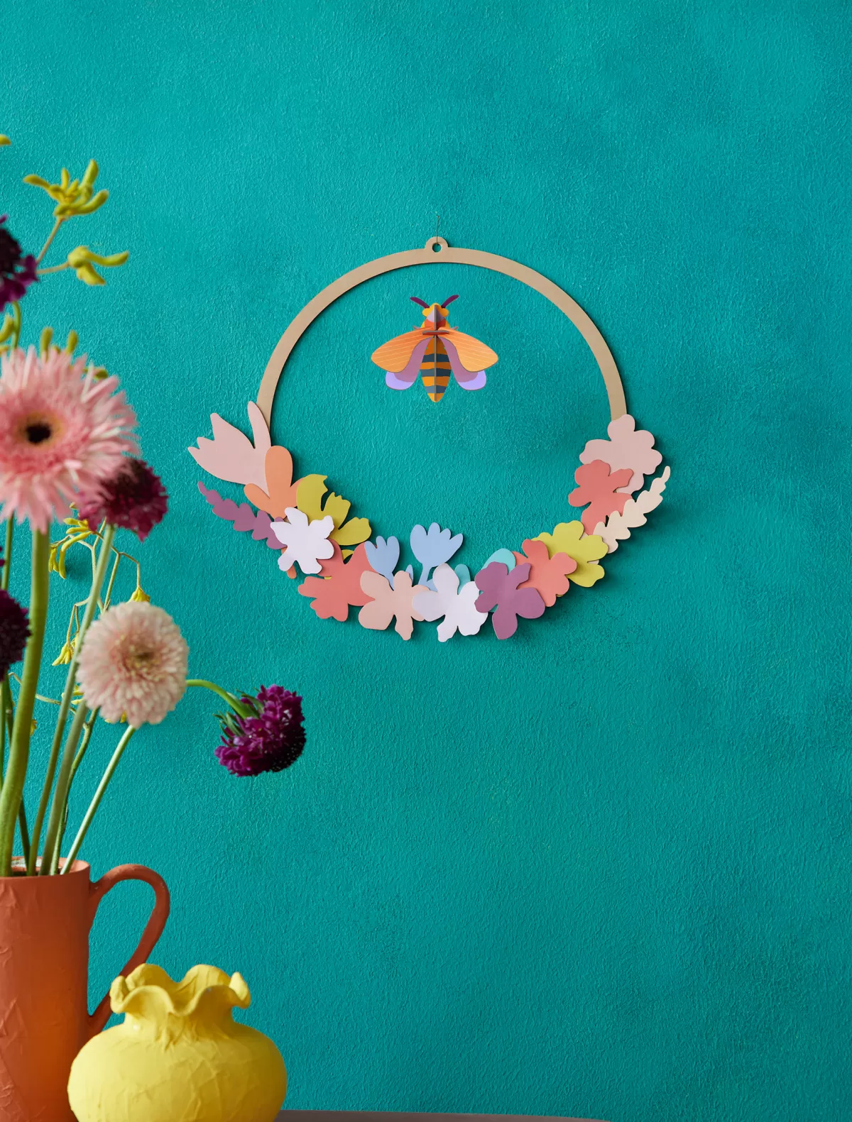 Studio ROOF Butterflies | Paper Wreaths-Meadow Wreath