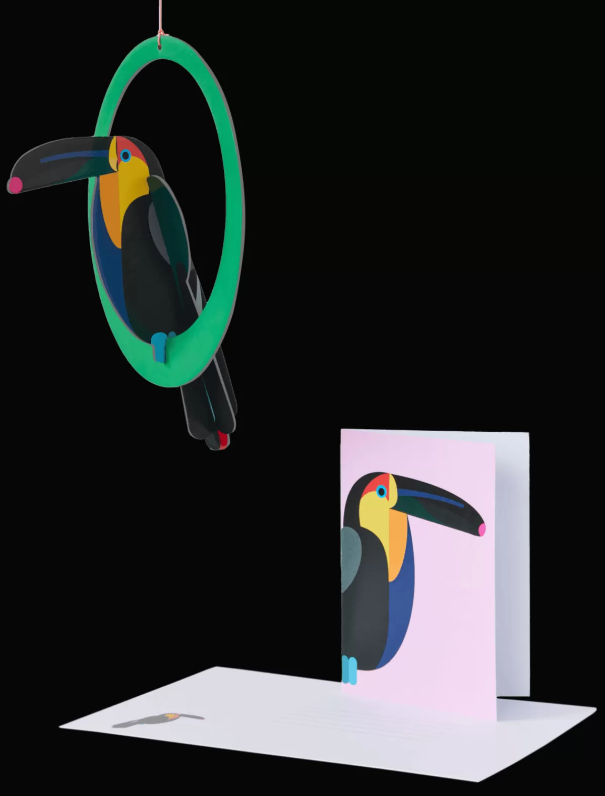 Studio ROOF Birds | Pop Out Cards-Pop out Card, Toucan