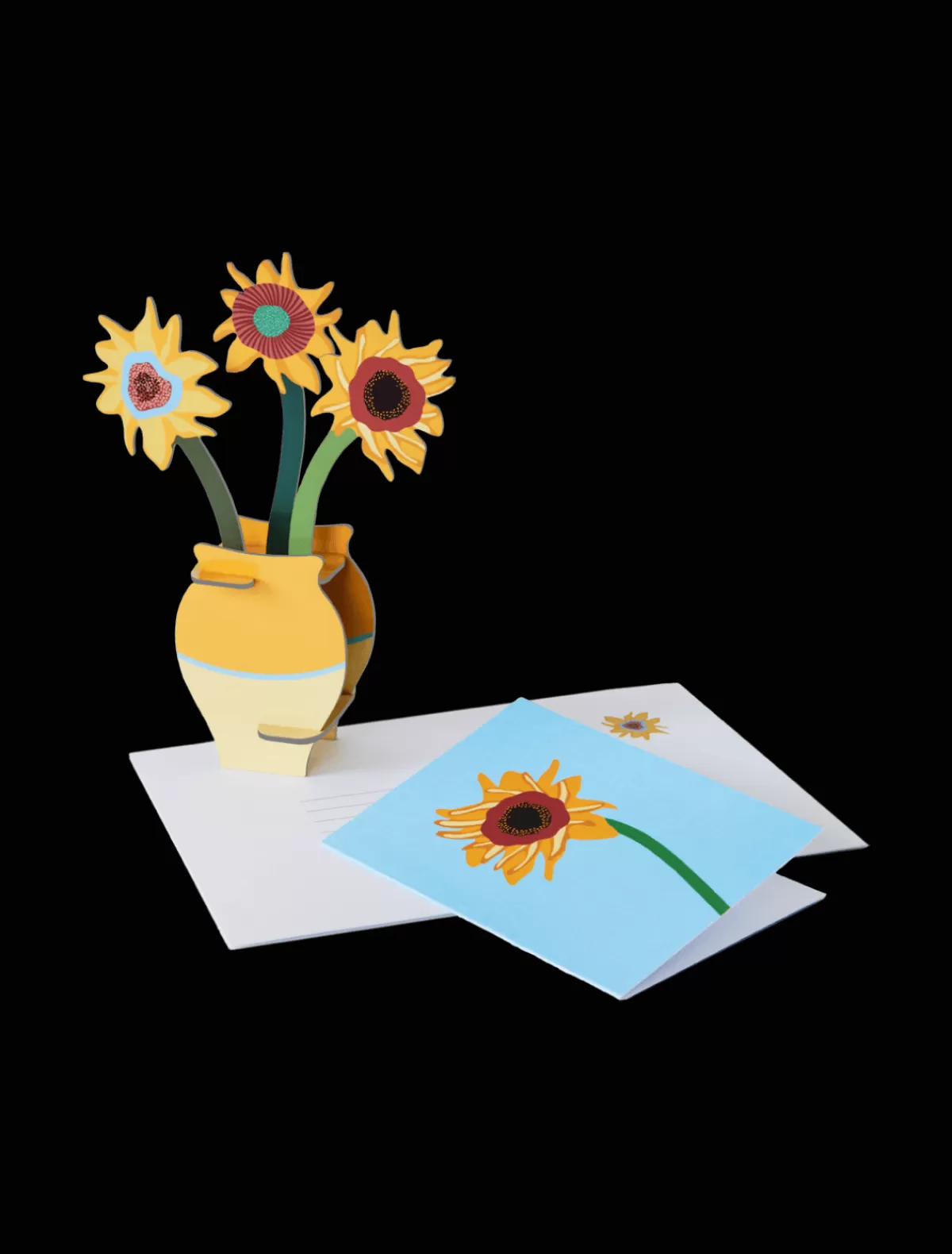 Studio ROOF Floral Art | Pop Out Cards-Pop Out Card, Van Gogh Flowers