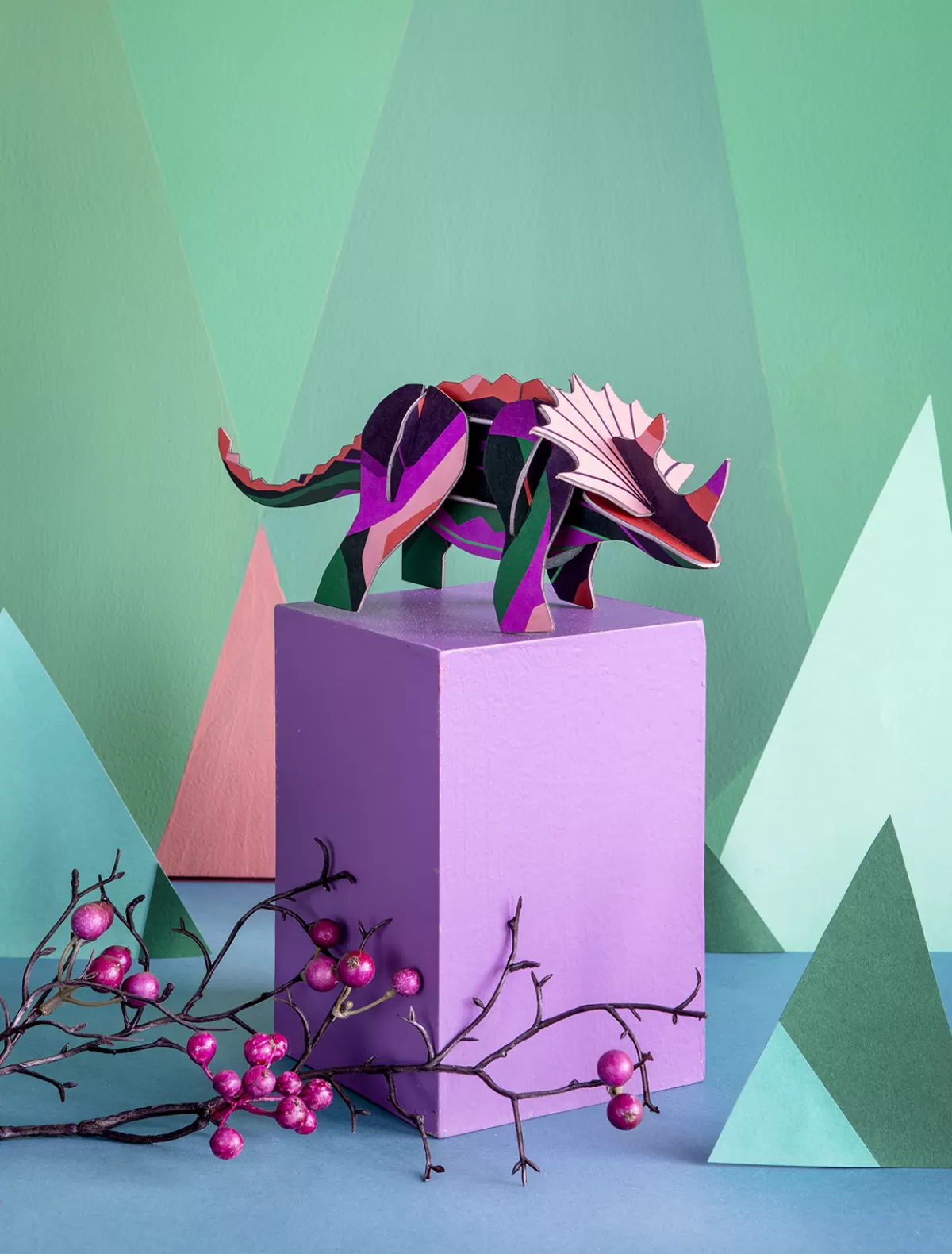 Studio ROOF Dinos & Unicorns | Dinos & Unicorns-Triceratops