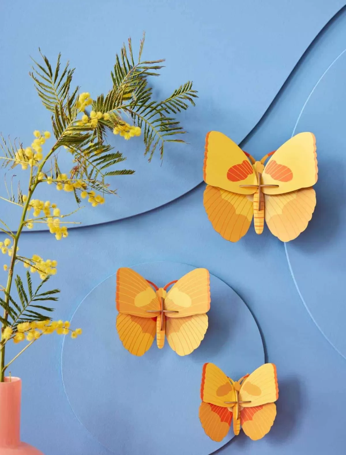 Studio ROOF Butterflies | Butterflies-Yellow Butterflies, set of 3